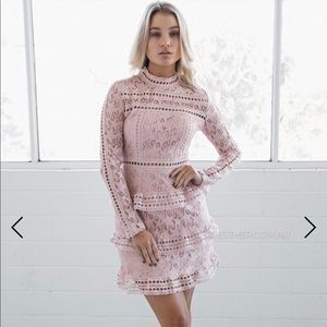Long Sleeve Star Lace Dress - Never Been Worn